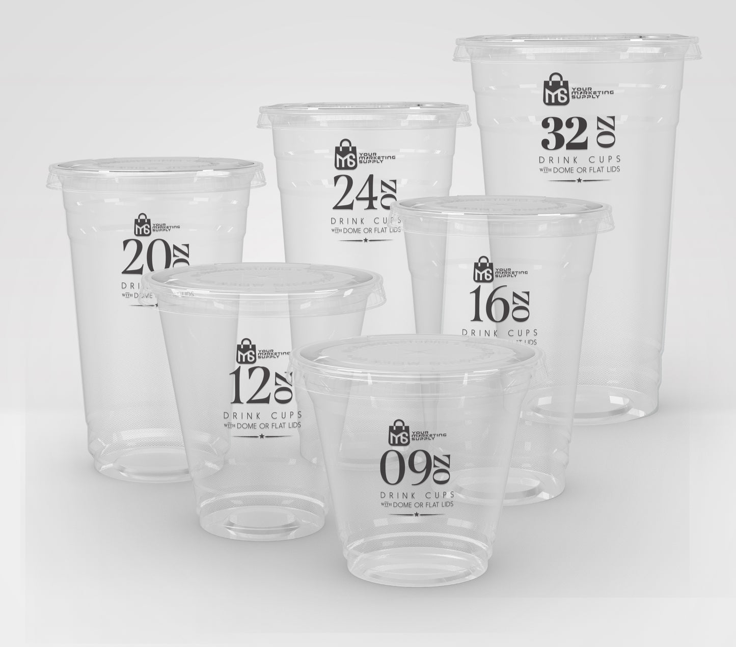 Custom Plastic Pet Cups
