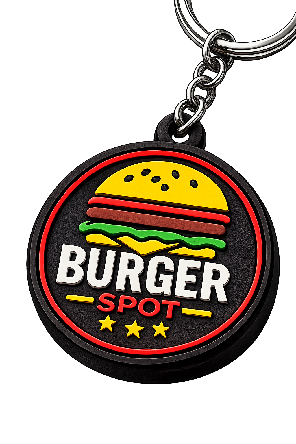 Custom 3D Printed Logo Keychains