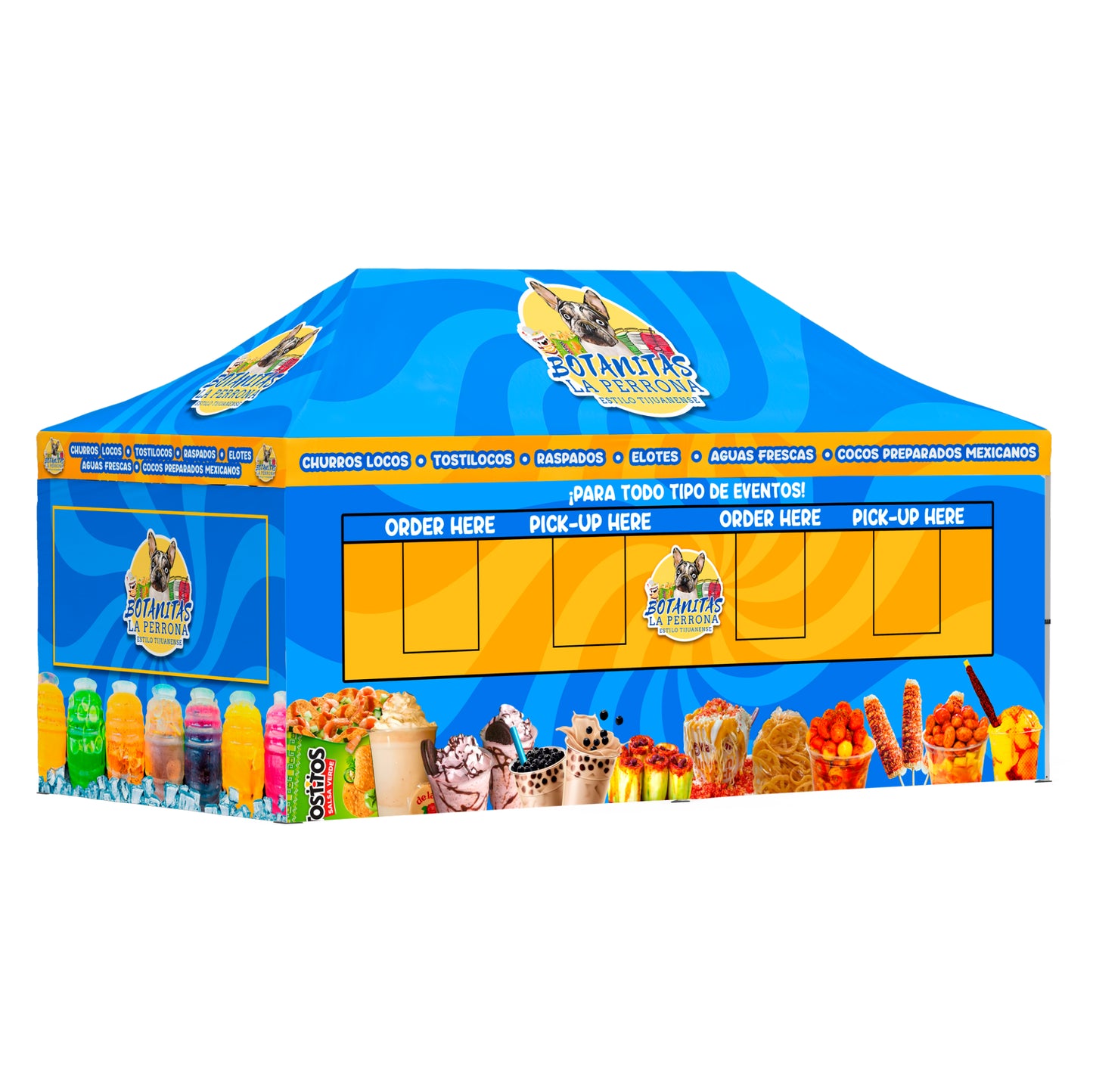 10ft x 20ft Heavy Duty Concession Tent