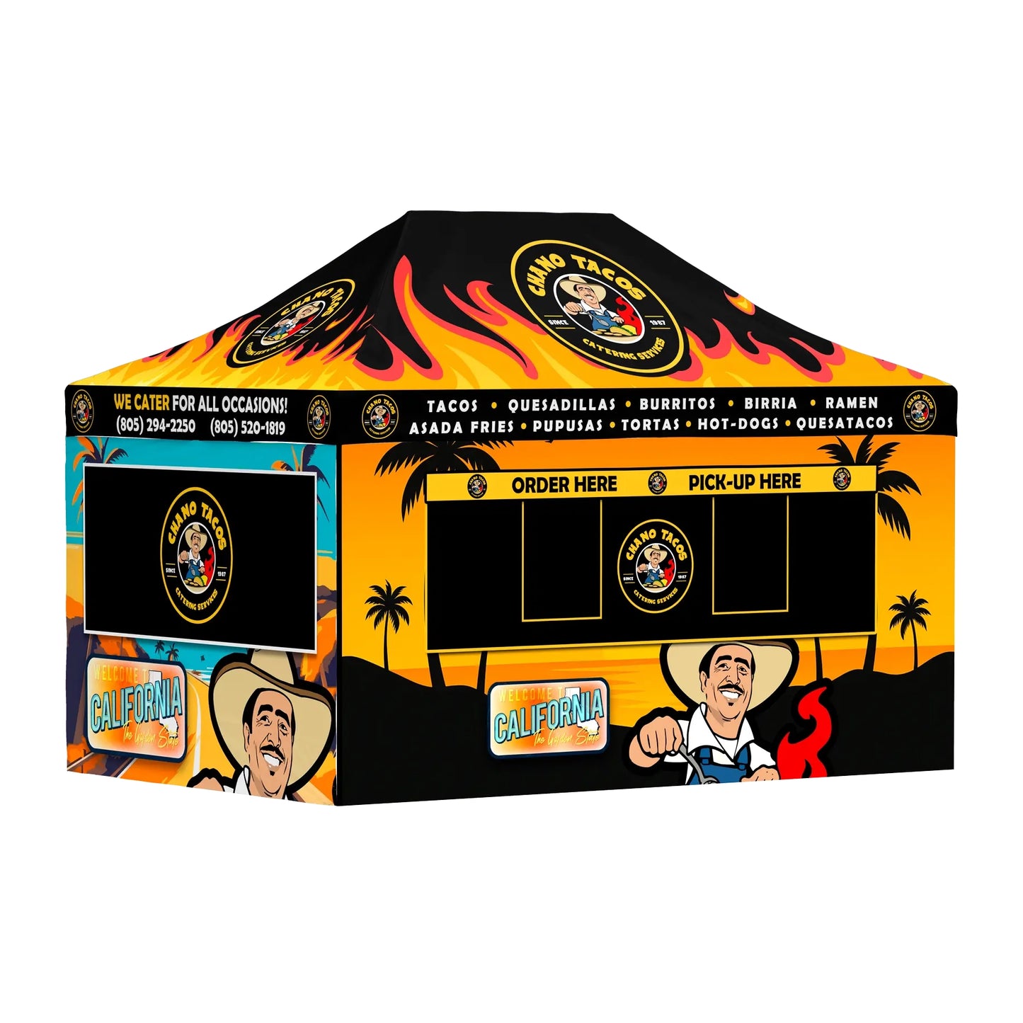 10ft x 15ft Heavy Duty Concession Tent