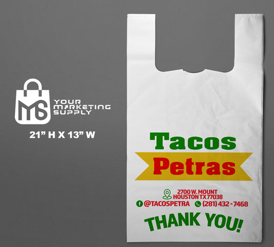 Custom T-shirt To-Go Bags (W/ Logo)