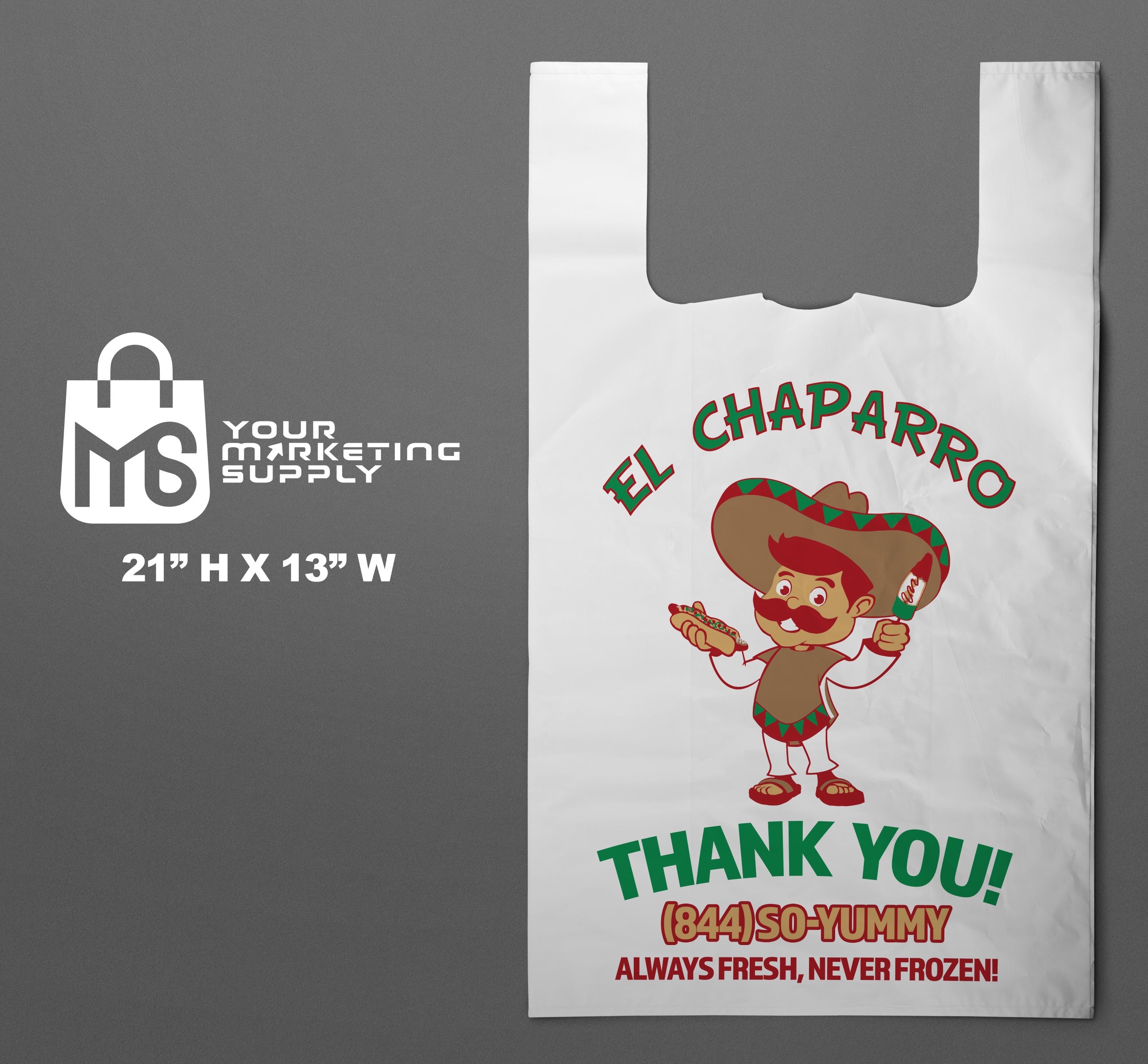 Custom t shirt bags with logo hotsell