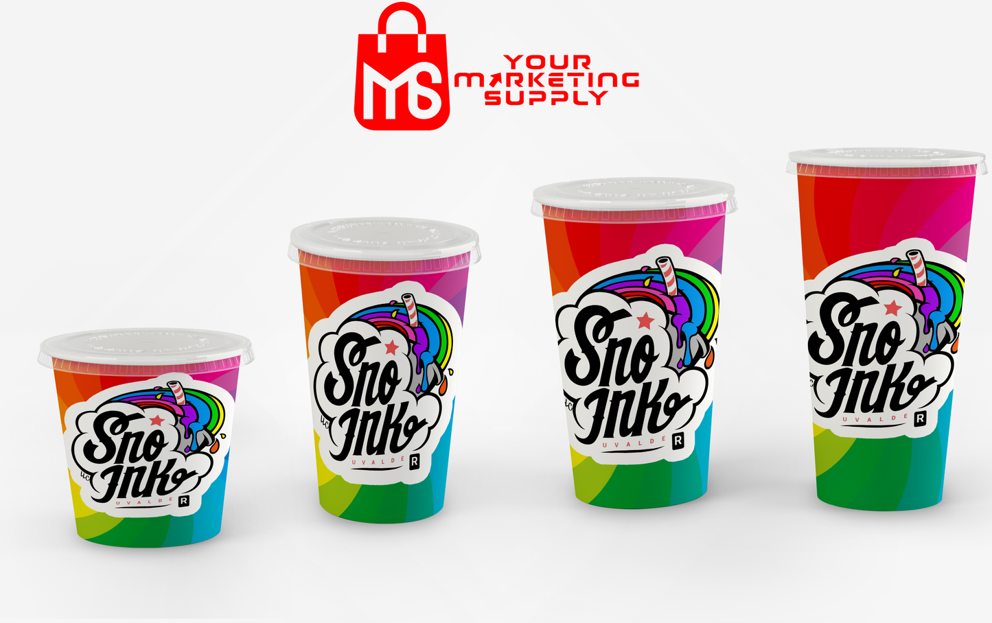 Paper Cups W/Logo Full Color