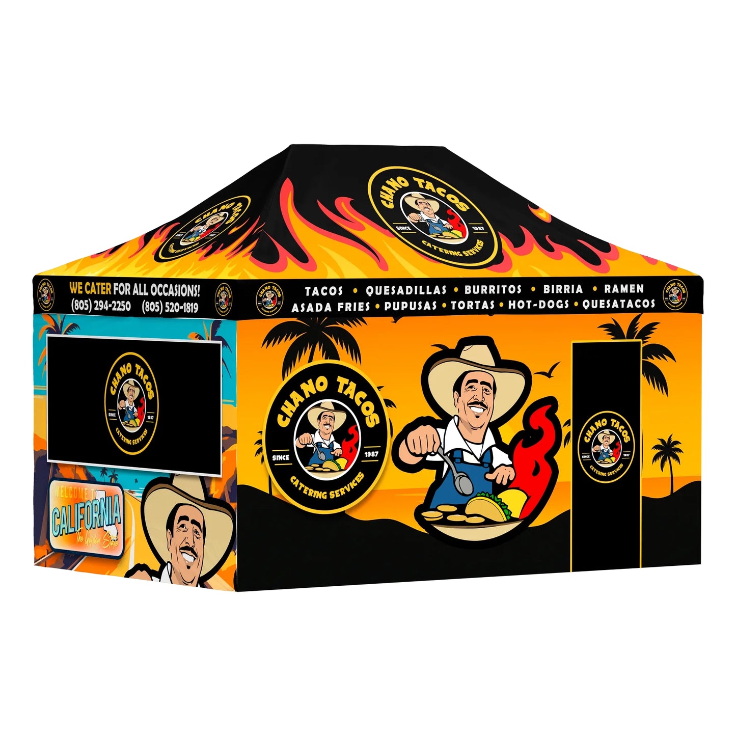 10ft x 15ft Heavy Duty Concession Tent